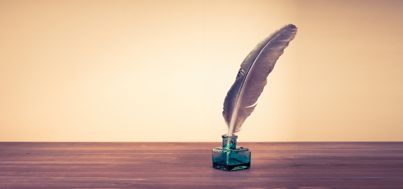 Copywriting with a quill
